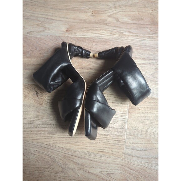 Officine Creative Padded Black Leather Covered Heel Slip On - Picture 13 of 16